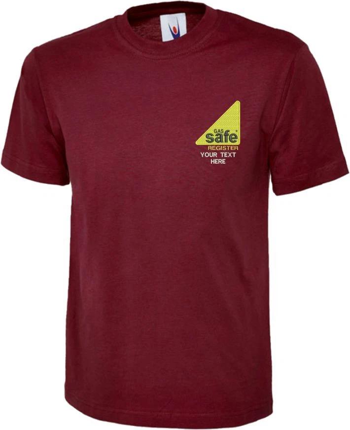 Personalised Embroidered Gas Safe T Shirt Officially Registered Merch Uneek Top 8 S