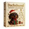 2025 Dakhund Adventskalender 24 Dagers Nedtellingskalender med 3D Akrylpynt Juletrepynt Unik Gave til Hundelskere