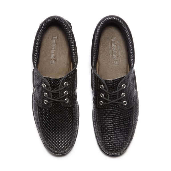 Timberland Authentic Travel Outdoor Comfortable Versatile Boat Shoes Men Shoes Black A2PDQA3L
