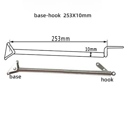 1PC boat hatch spring support Marine Hardware Stainless Steel Hatch Lid Adjuster Spring Boat hatch Holder Top Mounting Bar