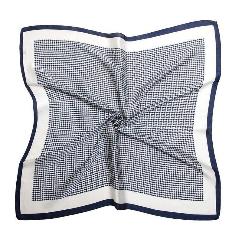 Luxury Scarf Women 70*70Cm Satin Silk Feeling Square Hair Wrapping Foulard Satin Shawl Big Size Head Bandana Hijab Handkerchief