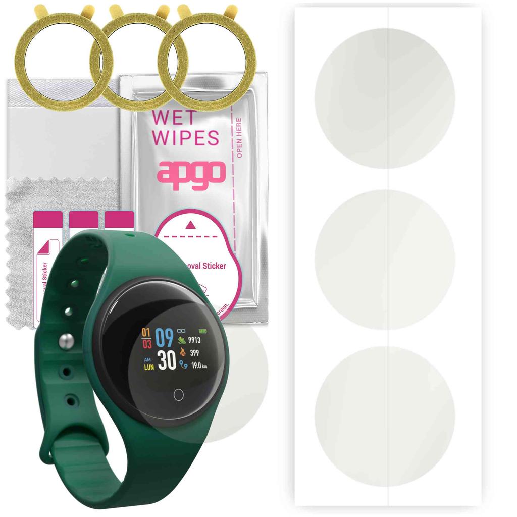 3x Apgo Hydrogel Matte Screen Protector for Motus Color, Hydrogel Film, Flexible, Soft TPU with Positioning Layer Easy Installation