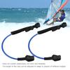 2Pcs Surf Leash 22‑28in   Straight Surfboard Leash Tensile Resistance Surf Board Leg Rope