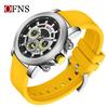Men's Multifunction Quartz Sports Watch with Calendar & Three-Eye Design