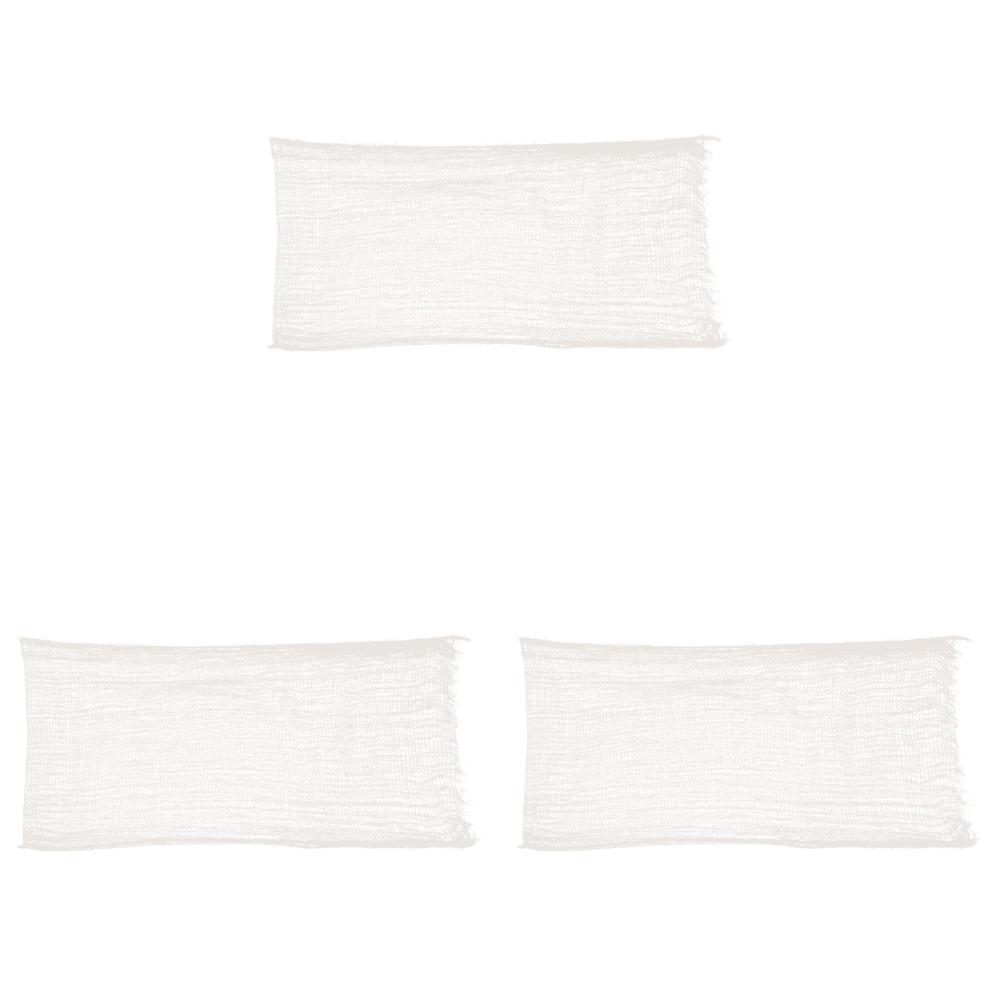 

Хэллоуин марля DIY дверной проем жуткий тканевый реквизит для вечеринки в помещении и на открытом воздухе (белый)