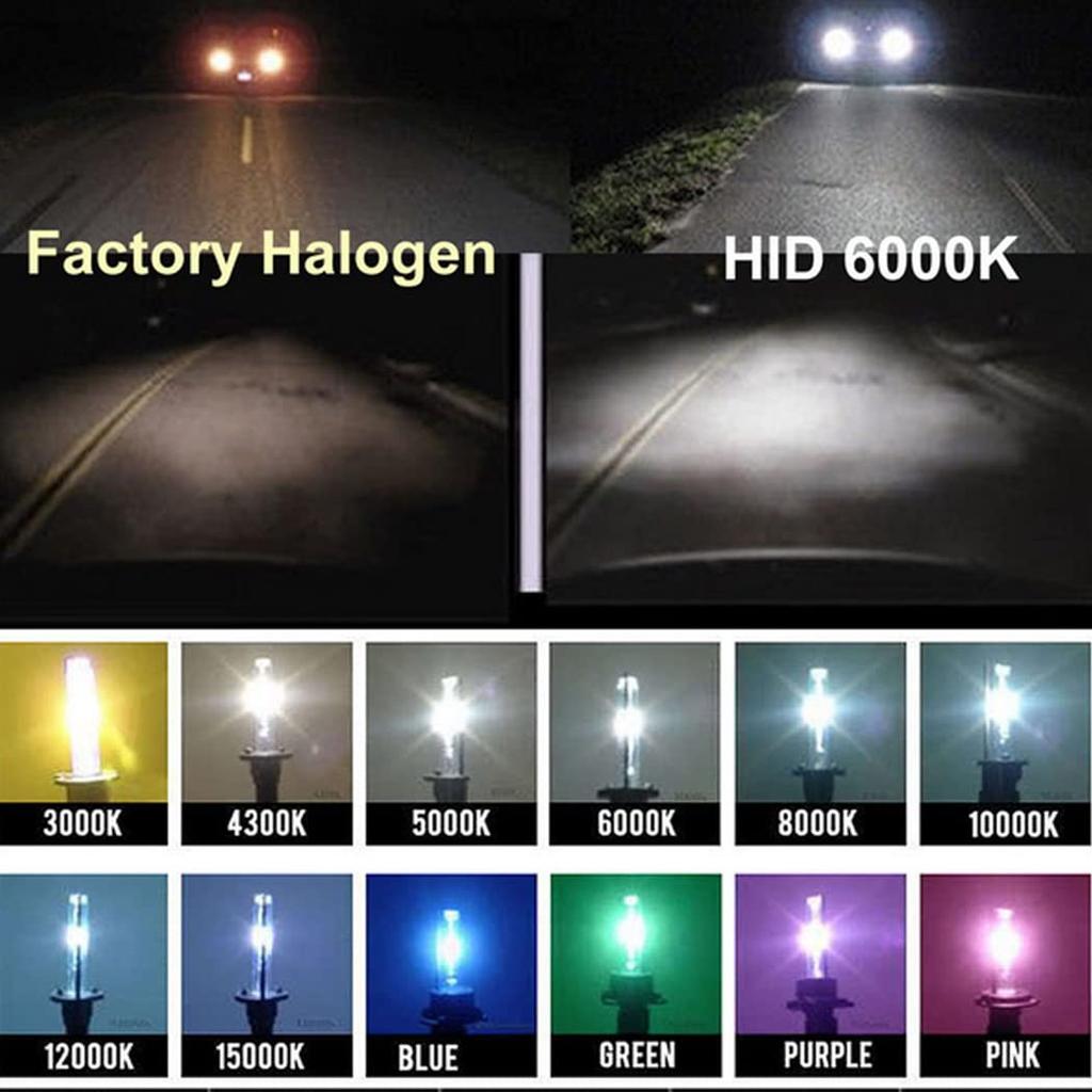 35W HID Xenon Kit H8/H9/H11 Xenon Verstecktes Vorschaltgerät 6000K HID Xenon Lampe Scheinwerferlampe Xenon Kit