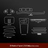 Volkswagen Tayron L Interior Protection: Console, Screen Film & B-Pillar Stickers