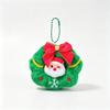 Christmas plush embroidery pendant, Christmas tree decoration, snowman, gingerbread house, holiday party supplies package, hangi
