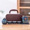 Ceramic Travel Tea Set with Portable Bag