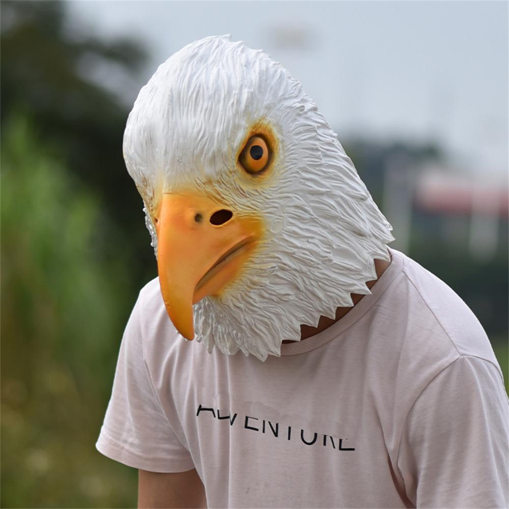 Eagle Latex Full Head Mask Dignified Headgear Animal Mask Party Cosplay Prop