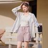 Women's Summer High-Waist Drawstring Casual Shorts