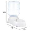 Basics 3.8L Gravity Pet Water Dispenser Gray Small