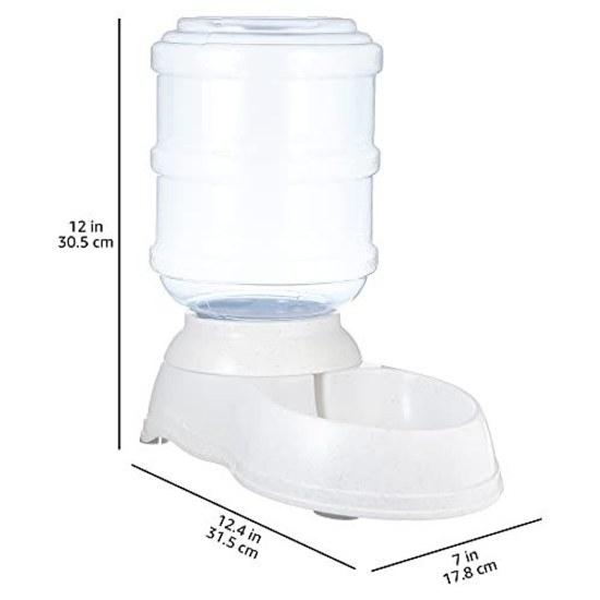 Basics 3.8L Gravity Pet Water Dispenser Gray Small