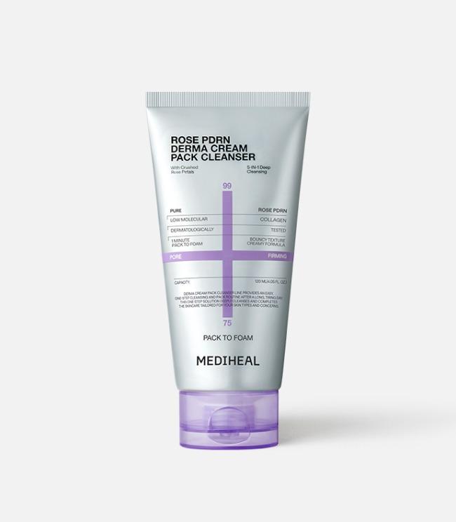 Derma Cream Pack Cleanser_Rose PDRN [Pore Elasticity]