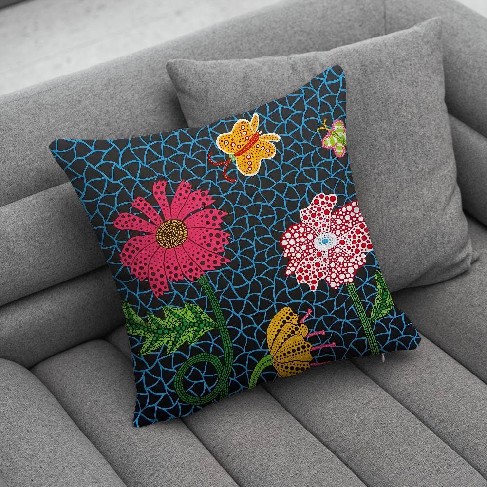 YYayoi Art KKusama Creative patterned pillowcases for interior decoration office living room home