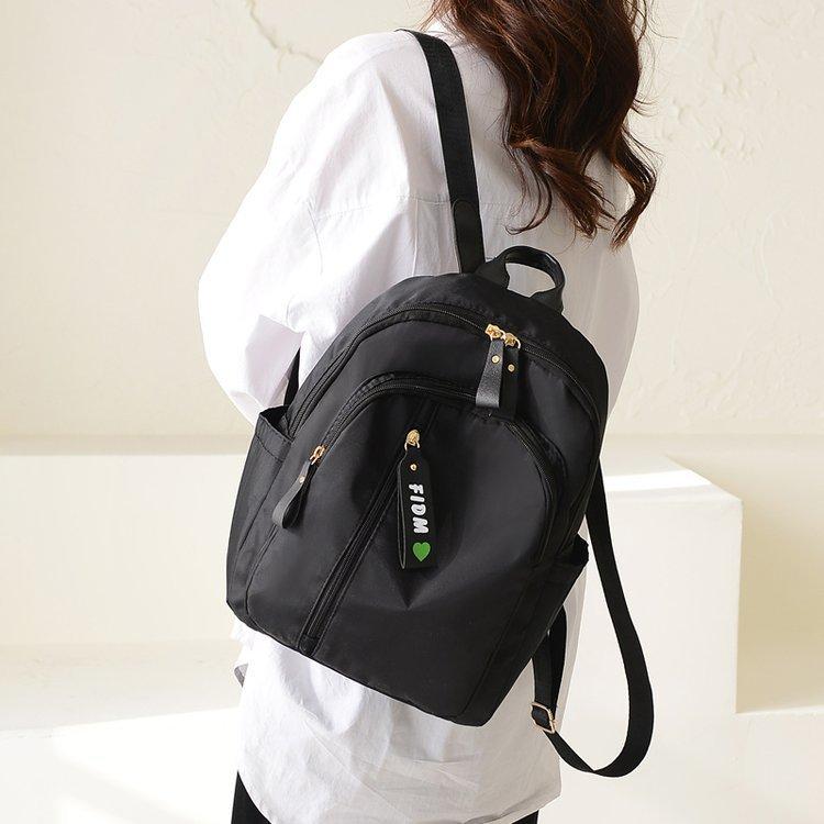 Schoolbag new Korean version Oxford cloth backpack women's tide large capacity fashion versatile student schoolbag light small backpack