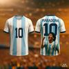 Round Neck T-Shirt Maradona Commemorative Edition 3d Printing Quick-Drying Breathable And Comfortable