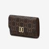Daks Brown Dd Logo Pattern Leather Wallet Dcwa4e718w2
