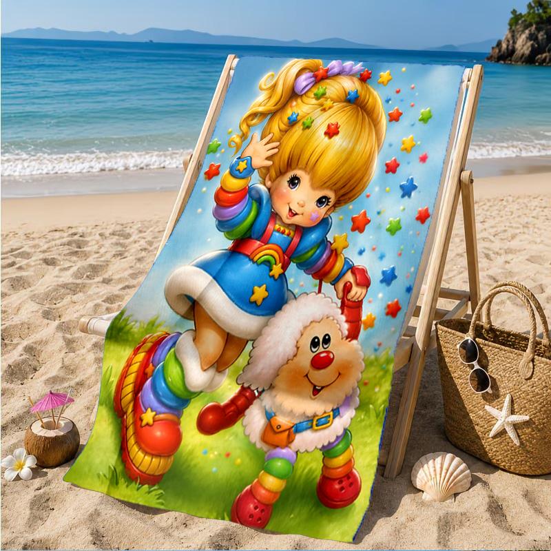 Rainbow Adventure Beach Towel, Microfiber Beach Towel, Perfect For Pool, Beach, Travel, Home Decor Beach Party Fan Gifts
