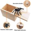 Scatola Scherzo Ragno di Halloween Scatola di Legno Sorprendente Scatola Scherzo Giocattolo Regalo Scatola Ragno Scherzo Scherzo Per Bambini Adulti