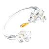 Exquisite Blossoms Rings Adjustable White Flower Open Rings Dainty Accessory