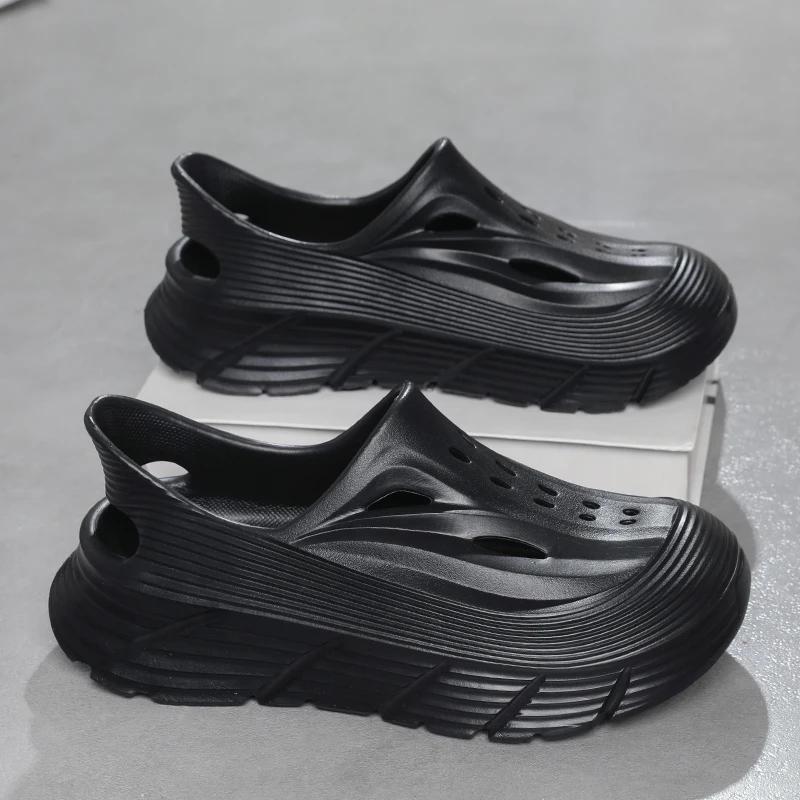 2025 Summer Sandals Men's Sandals Outer Wear Casual Non-Slip Wading Beach Shoes