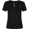 JOUSANNE Soft Glow Bow-Knot Knit Short Sleeve Top