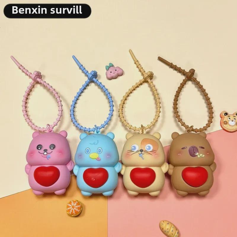 Capybara Decompression Keychain Doll Pendant - Cute Bag Charm Gift