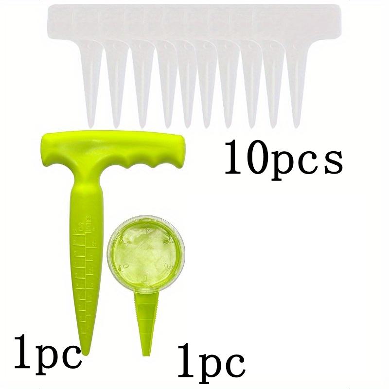 Seed Planter Tool with Dibber and Seed Dispenser Precise Planting for Small Seeds Manual Garden Seeder for Home Gardening and Gr