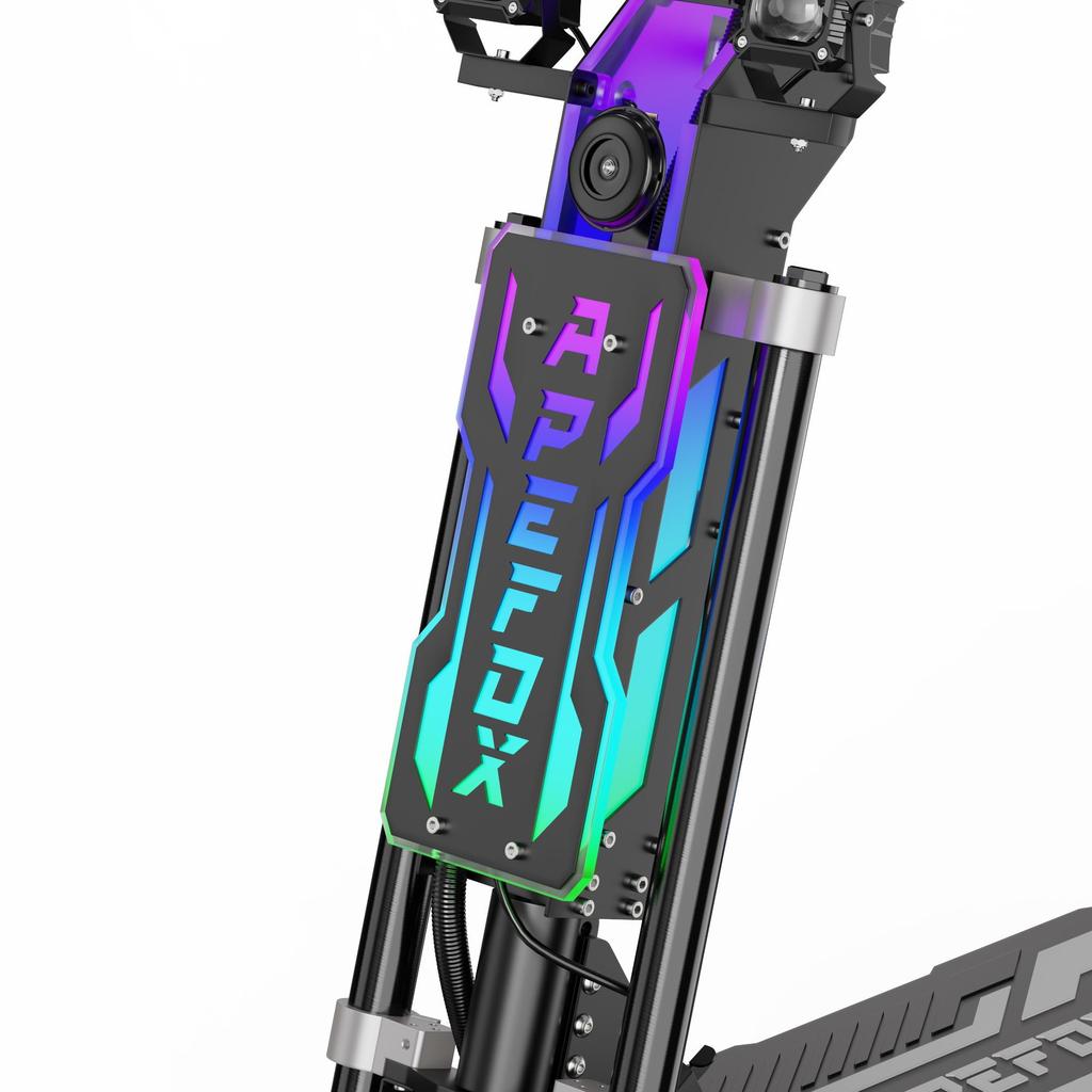 APEF-FOX T90 Ultra Electric Scooter Dual 5000W Peak Motors 72V 40Ah Battery 13 Inch Off Road Tires 44.7N·m Torque