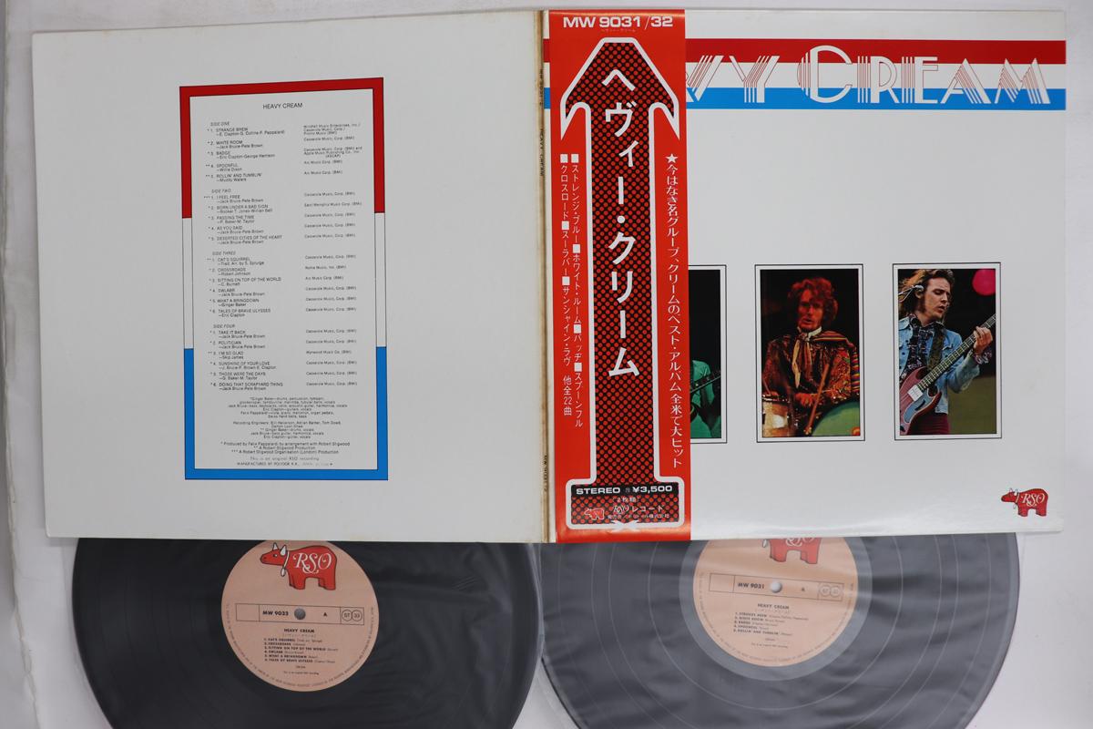 Виниловая пластинка CREAM  Heavy Cream MW90312 RSO 1973 Япония Оби Рок Б/у