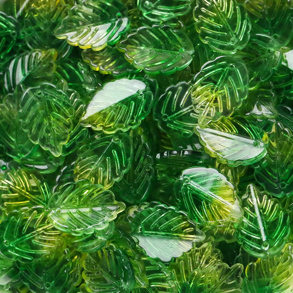 

10/20Pcs 17x24mm Colorful Glass Strawberry Leaves Charms Pendants for DIY Jewelry Making Findings Accessories 10pcs желто-зеленый