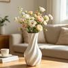 3D Printed Vase Decorative Spiral Flower Vase Modern Twisted Vase for Living Room, Shelf, Wedding & Dining Table Centerpiece, Farmhouse Home
