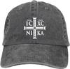IC XC NIKA Eastern Orthodox Cross Christian Baseball Cap Adjustable Cotton Dad Hat Casual