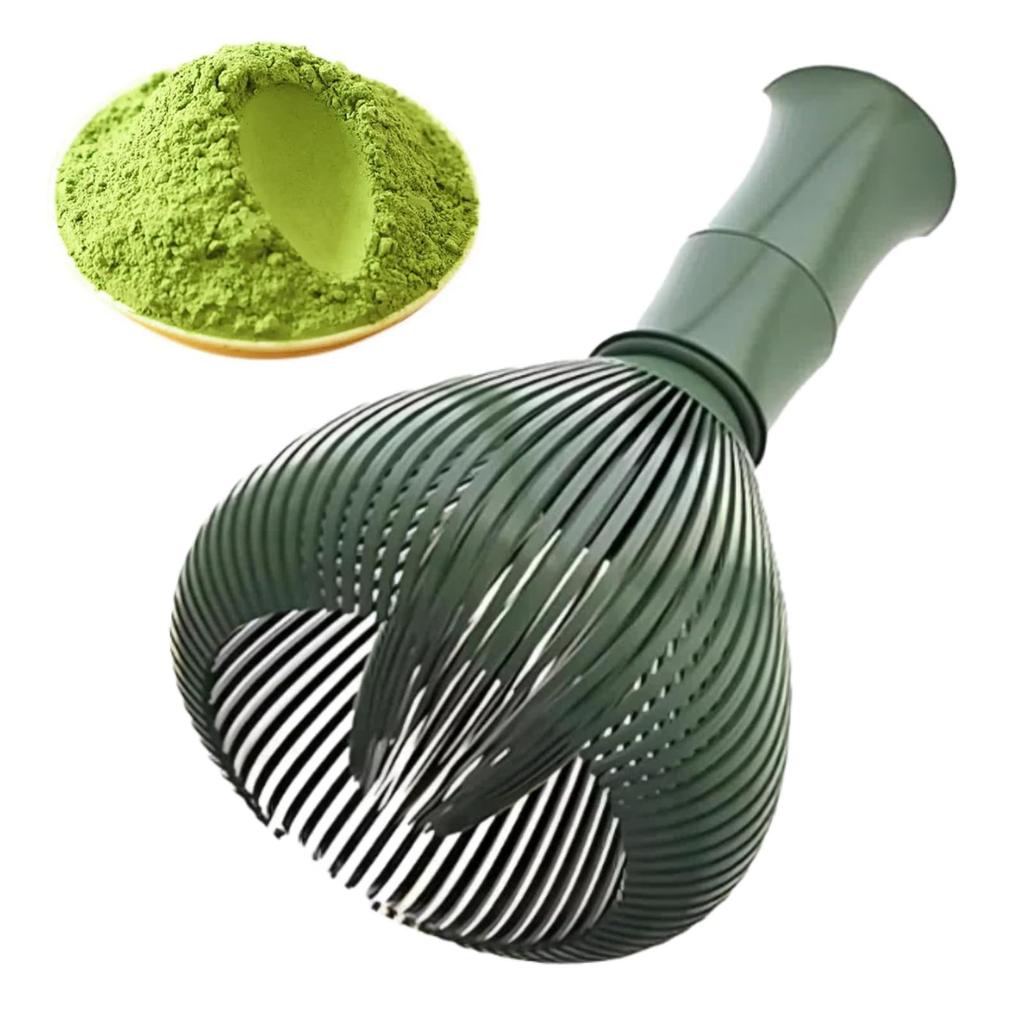 Jravezt Matcha Blender, Tea Ceremony Utensils, Chasen, ABS Plastic Matcha Whisk, Matcha Brush, Whisking Tool, Tea Ceremony Tool, Mold-Resistant, Easy