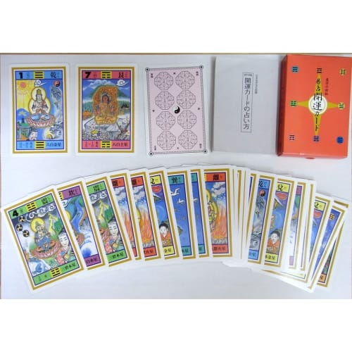 I Ching card set "How to read I Ching cards" and "I Ching cards