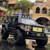 1:24 Heiß Neu Streitwagen George Barton Automodell gepanzertes Fahrzeug mit Ton Licht Legierung Spielzeugauto Diecast Spielzeugfahrzeug Hummer Off Road
