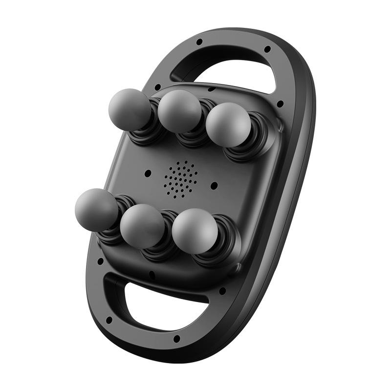 Six-Head Professional Fascia Gun: High-Frequency Waist & Muscle Massager for Deep Relaxation