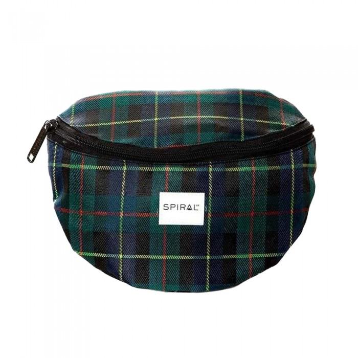 Spiral Plaid Bum Bag