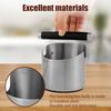 1/3pcs Shock-Absorbent Coffee Knock Box Anti-slip Espresso Dump Bin For Coffee Grounds Steel/Rubber Bar Coffee Grind Waste Bins