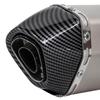 R3 Motorrad Komplettauspuffanlage: Edelstahl-Vorderrohr mit sechseckigem Endrohr (Modelle 2015-2025)