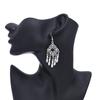 Ethnic style Kazakh earrings women's retro high-end fringed earrings Xinjiang Miao Yin exotic style festival earrings