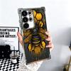 Bee Keeping Honey Cute Plating Phone Case For Samsung Galaxy S24 S25 FE S26 Edge S23 Ultra S22 S21 Plus S20 Anti-Fall Airabag Co