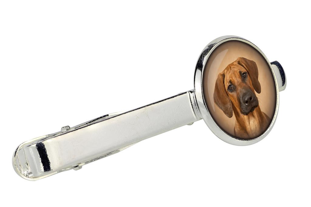 Ridgeback Rodesiano, Sabueso León Africano, Perro León Africano - gemelo para corbata en caja, corbata elegante, joyería personalizada de la marca Art-Dog