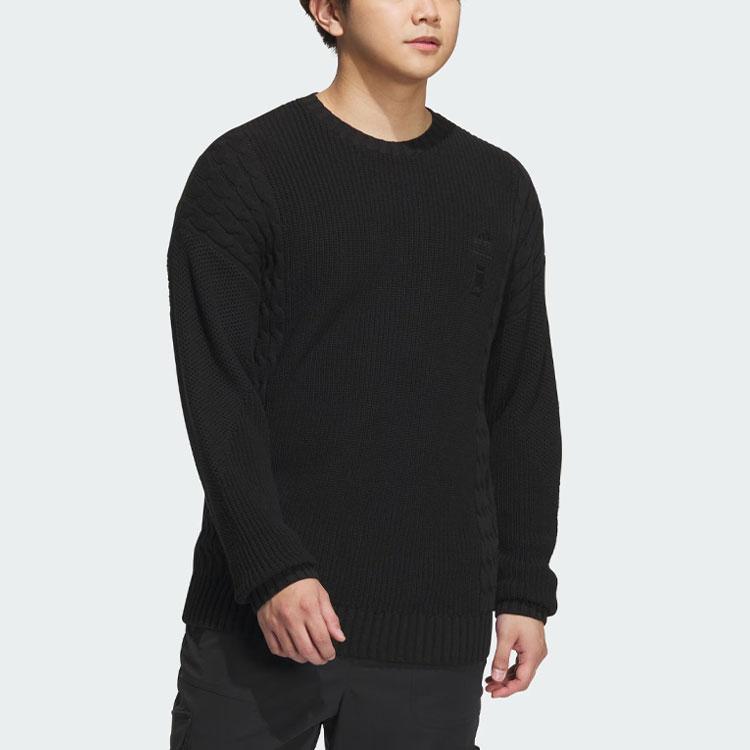 Adidas Wuji Series Sweatshirt Long Sleeve Sport Knit Top Men Tops Black IP5000
