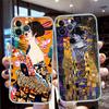 BF67 Gustav Klimt Soft Shell Transparent Phone Case for Motorola Moto G7 G8 G9 G84 G85 G73 G24 G15 Z2 Play Power Plus