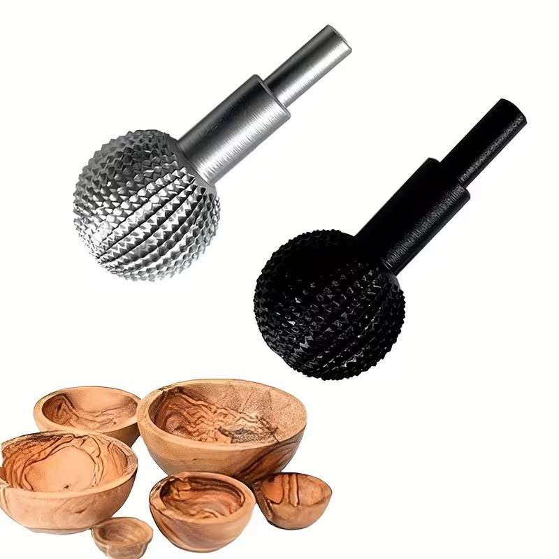 Woodworking Sphere Rotary Burr Ball Wood Carving Grinding Head Rotary Burr Ball Gouge Grinding Head For Grinding Marking