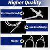 24TE 2Pcs Extended Sprayer Foam Tube Extension Flexible Sealant Dispenser Tool for Home Decoration Construction Extension