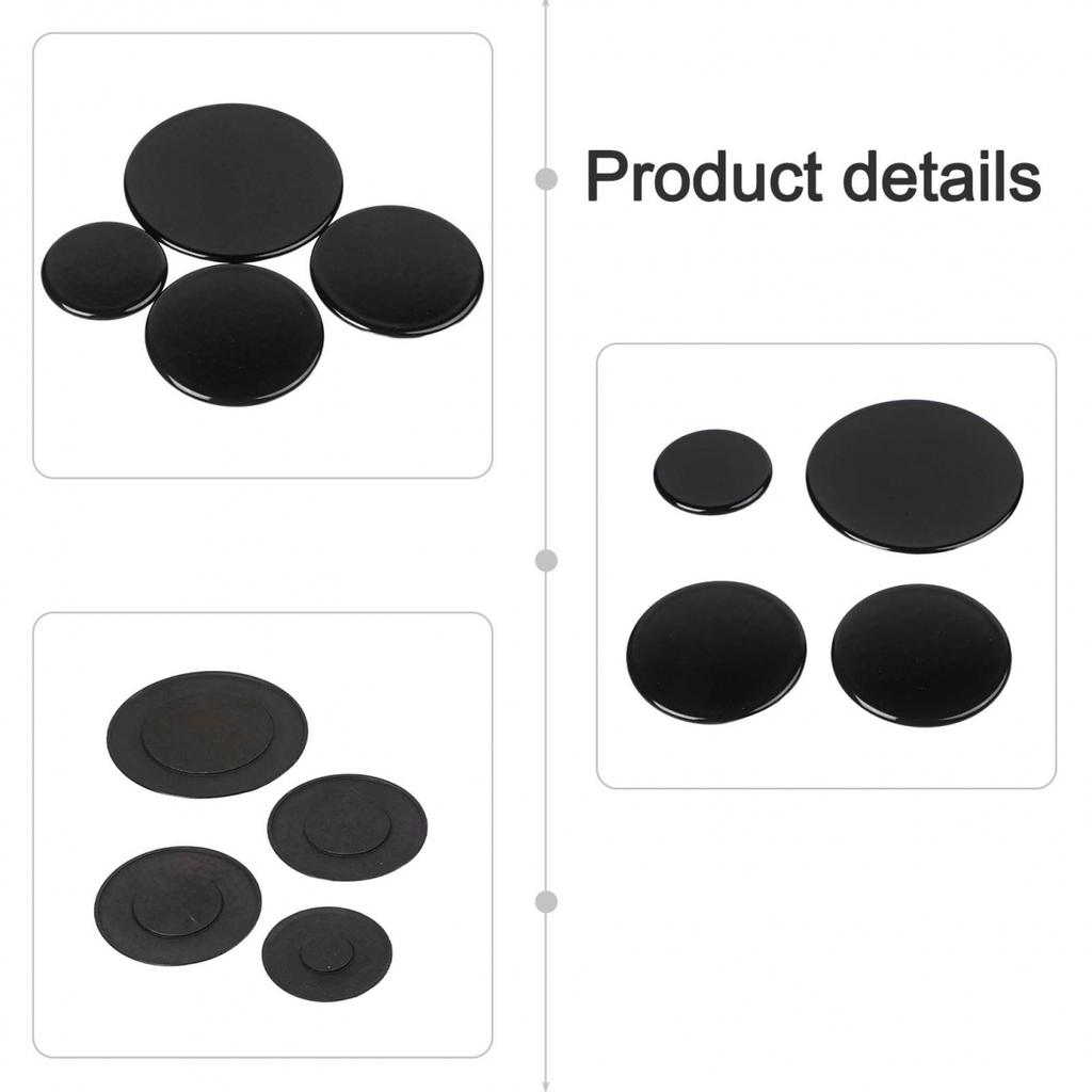 Easy Installation Gas Burner Covers Enhanced Heat Distribution