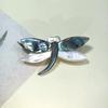Shell Dragonfly Cartoon Brooch With Handcrafted Inlay For Girls And Women